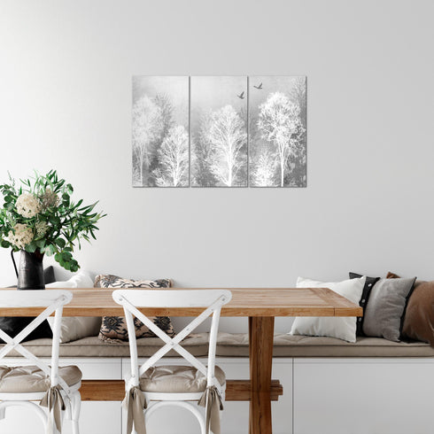 Wandbilder Wohnzimmer XXL Wald Moderne Bilder Abstrakt